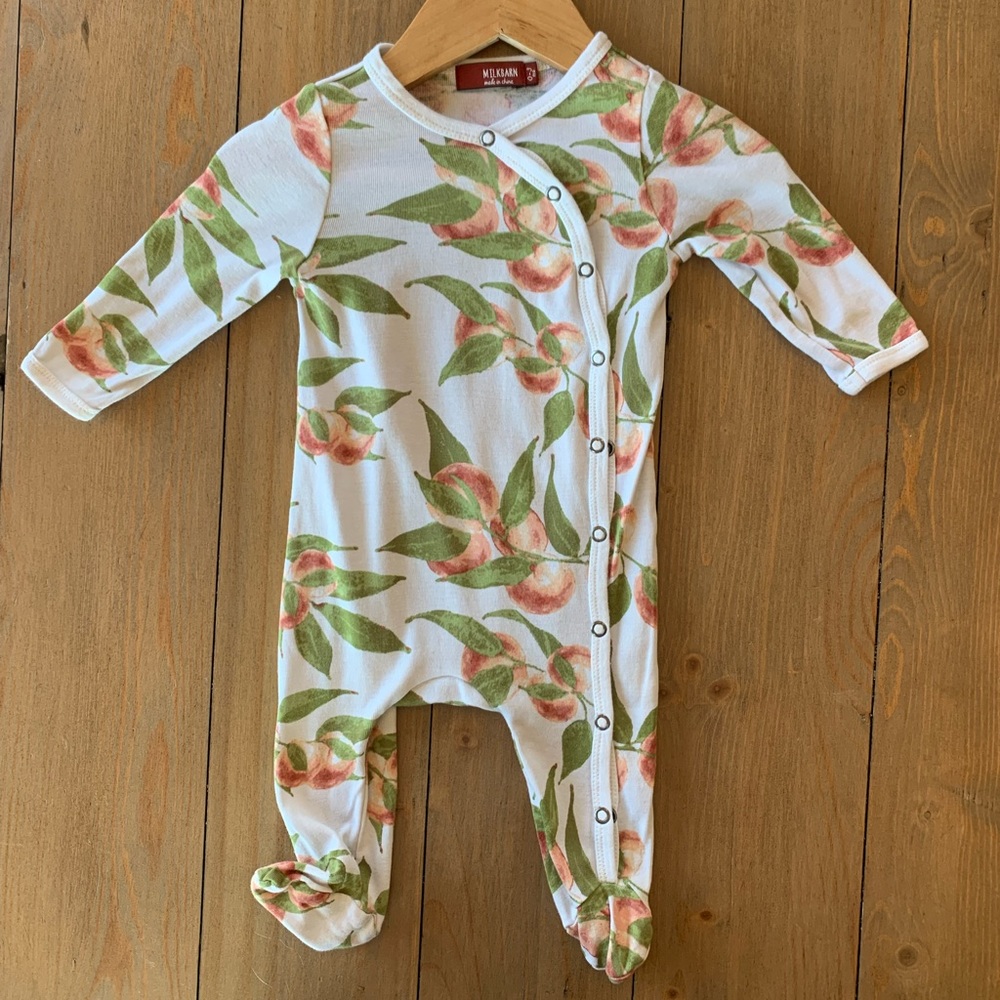 Milk Barn Organic Footed Romper